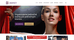 Desktop Screenshot of dcagency.sk